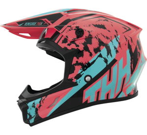 THH Helmets T710X Renegade Coral/Blu Xs