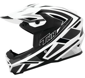 THH Helmets T-42 Bmx Acceler Blk/Wht Lg