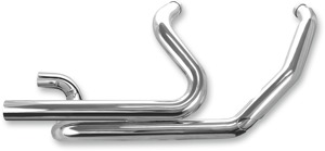 2009 Non-CVO Touring Models Power Tune Dual Headers - Chrome