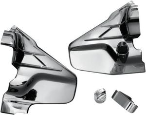 Louvered Transmission Cover 01-17 Honda GL1800 Chrome