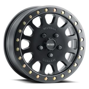 MR401 UTV Beadlock 15x6 / 5+1/49mm Offset / 5x4.5 / 72mm CB Matte Black Wheel