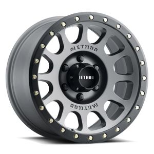 MR305 NV 18x9 / -12mm Offset / 6x5.5 BP / 108mm CB / Ti. - Matte Black Lip Wheel