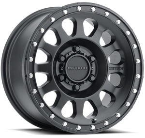 MR315 20x9 / 6x5.5 BP / 0mm Offset / 106.25mm CB Matte Black Wheel