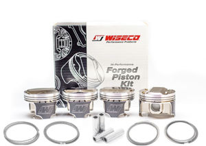 Acura 4v Domed +8cc STRUTTED 87.50MM Piston Shelf Stock Kit