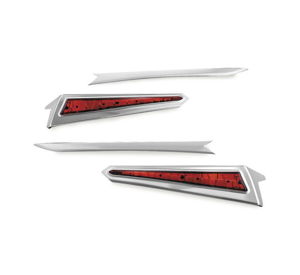 LED Saddlebag Extensions For Victory Models Chrome