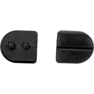 Replacement Rubber For Stirrup Heel Rest Black (Pair)