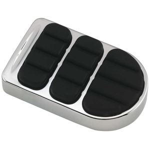 ISO Standard Brake Pedal Pad Chrome