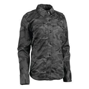 Speed Society Armored Moto Shirt Camouflage Womens -XS