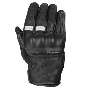 Twist of Fate Leather Gloves Black/White - 2XL