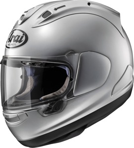 Arai Corsair-X Helmet XL Aluminum Silver - Premium full-face helmet in XL, Aluminum Silver