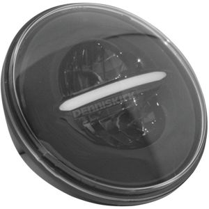 Letric Lighting 7in Led Cyclops Headlight Blk