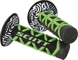 Diamond MX Grips Green/Black 7/8"