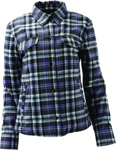 Cameo Flannel Moto Shirt Womens - Medium