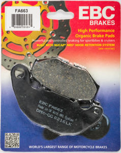 Standard Organic Front Brake Pads - Yamaha R3