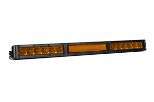 18 In LED Light Bar Single Row Straight - Amber Combo Each Stage Series