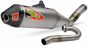 Ti-6 Titanium Full Exhaust System w/ Carbon End Cap - For 2018 Suzuki RMZ450