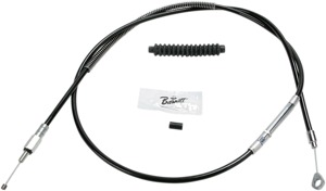 Black Vinyl Clutch Cables - Clutch Cable Blk +6