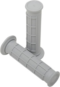 ATV Grips Soft Diamond/ Waffle - Light Grey