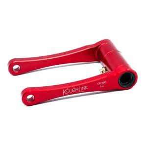 1.75" Lowering Link - Red, Lowers Rear Suspension 1.75 Inches - For 21-22 Honda CRF300L & Rally