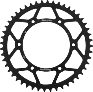 Rear Steel Sprocket 48T - Black - For 80-16 Kawasaki Suzuki