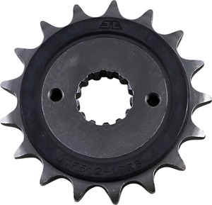 Front Steel Countershaft Sprocket w/ Rubber Damper - 17 Tooth 520