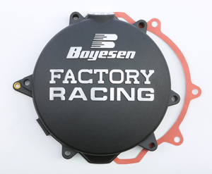 Factory Racing Clutch Cover - Black - For 05-13 Husaberg KTM 250