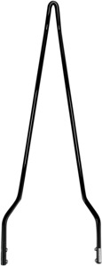 Black Attitude Sticks Sissy Bar - Round Bar, 30" Tall 11" Wide