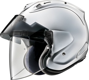 Arai Ram-X Helmet 2XL Aluminum Silver - Open-face helmet in Aluminum Silver, size 2XL