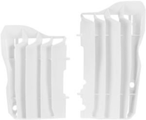 White Radiator Louvers - For 17-22 Honda CRF450R/RX