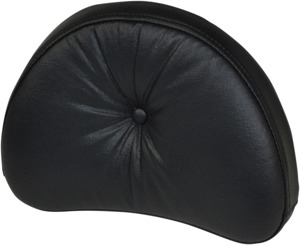 Explorer RS Half-Moon Pillow 8" Sissy Bar Pad - Black - For Harley