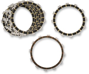 Carbon Fiber Clutch Friction Plate Kit - For 2009+ Vulcan 1700 & 04-10 Vulcan 2000