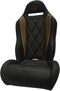 Performance Diamond Solo Seat Black/Bronze - For 15-18 RZR 900 /XP Turbo