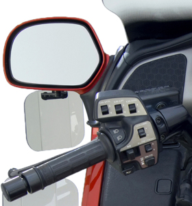 Mirror Mount Wing Deflectors - Light Smoke - For 01-16 Gold Wing