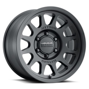 MR703 16x8 0mm Offset 6x5.5 106.25mm CB Matte Black Wheel