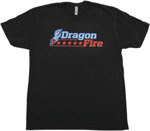 DragonFire Racing Dfr Logo Tee Blue/Red 2Xl