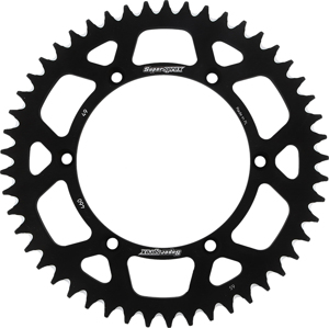 Aluminum Rear Sprocket 49T - Black - For 82-17 Kawasaki Suzuki