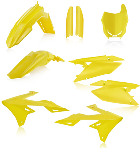 Full Plastic Kit - Yellow - For 18-22 RMZ450 & 19-22 RMZ250