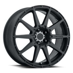 MR501 RALLY 17x8 +42mm Offset 5x4.5 67.1mm CB Matte Black Wheel