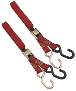 Standard Tie Downs - Pair - 1" x 72" Red