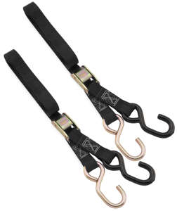 Standard Tie Downs - Pair - 1" x 72" - Black