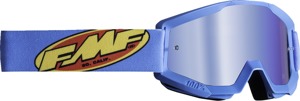 FMF PowerCore Goggles Core Cyan w/ Mirror Blue Lens