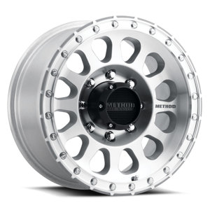 MR315 18x9 +18mm Offset 8x6.5 130.81mm CB Machined/Clear Coat Wheel