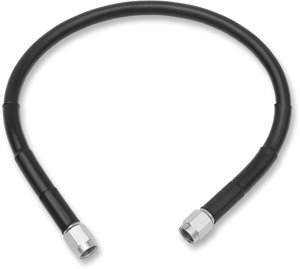 Black 12" Brake Line - DOT -3 AN Universal