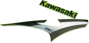 Factory Look Tank / Shroud Graphics - 2005 Style - For 03+ Kawasaki KX125 KX250