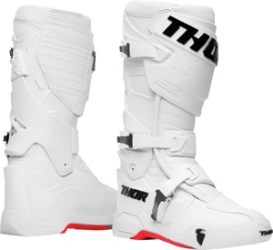 Thor Radial MX Boots Frost Adult Size 15 - Off-road motocross boots in Frost color