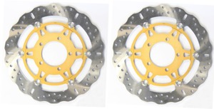 Floating Contour Brake Rotor Front Set