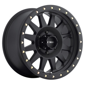 MR304 Double Standard 17x8.5 0mm Offset 6x135 94mm CB Matte Black Wheel