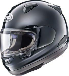 Arai Signet-X Solid Helmet 2XL Pearl Black - Full face helmet, vented, gloss finish