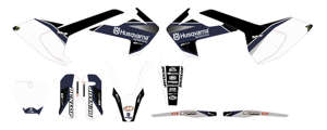 Raceline Graphics Complete Kit White - For 16+ Husqvarna Big Bikes