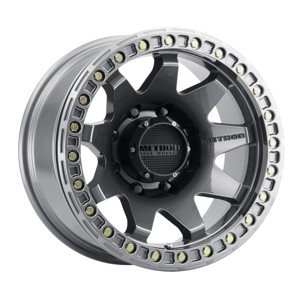 MR108 17x9 -44mm Offset 8x6.5 130.81mm CB Gloss Titanium w/BH-H24125-38 Wheel